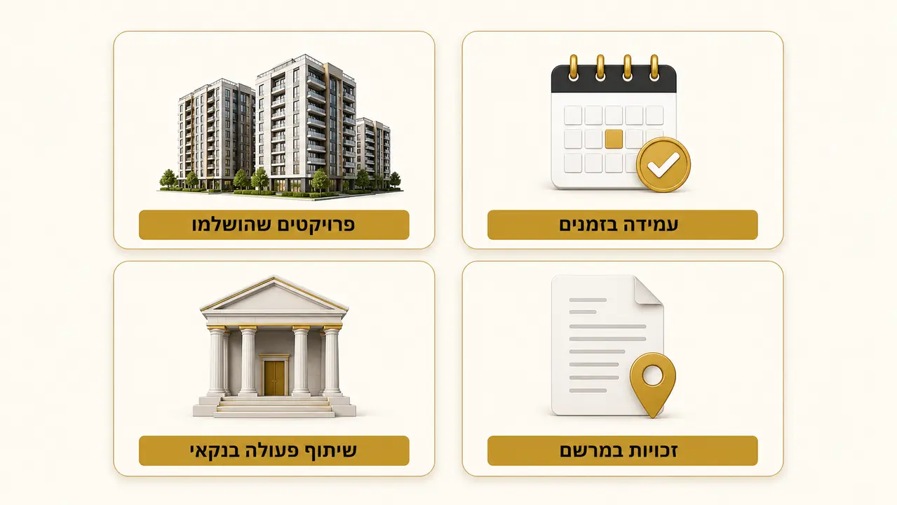 איך בודקים שהיזם והפרויקט אמינים לפני חתימה?