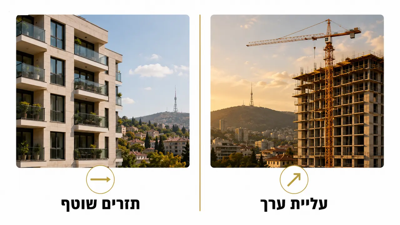 מה יותר חשוב בבחירת יעד השקעה, תשואה שוטפת או עליית ערך?