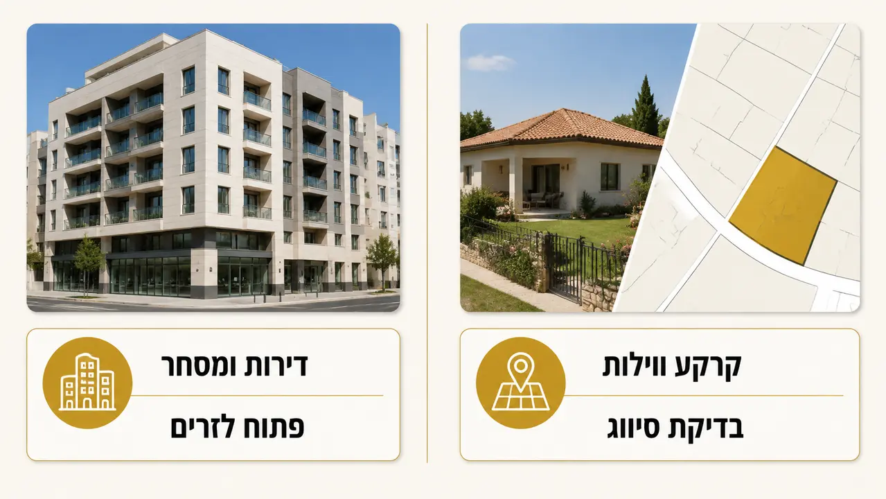 אילו נכסים פתוחים לרכישה ואיפה מתחילות המגבלות